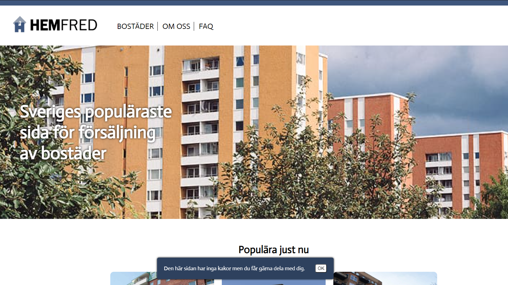 webbsida om bo fridhem